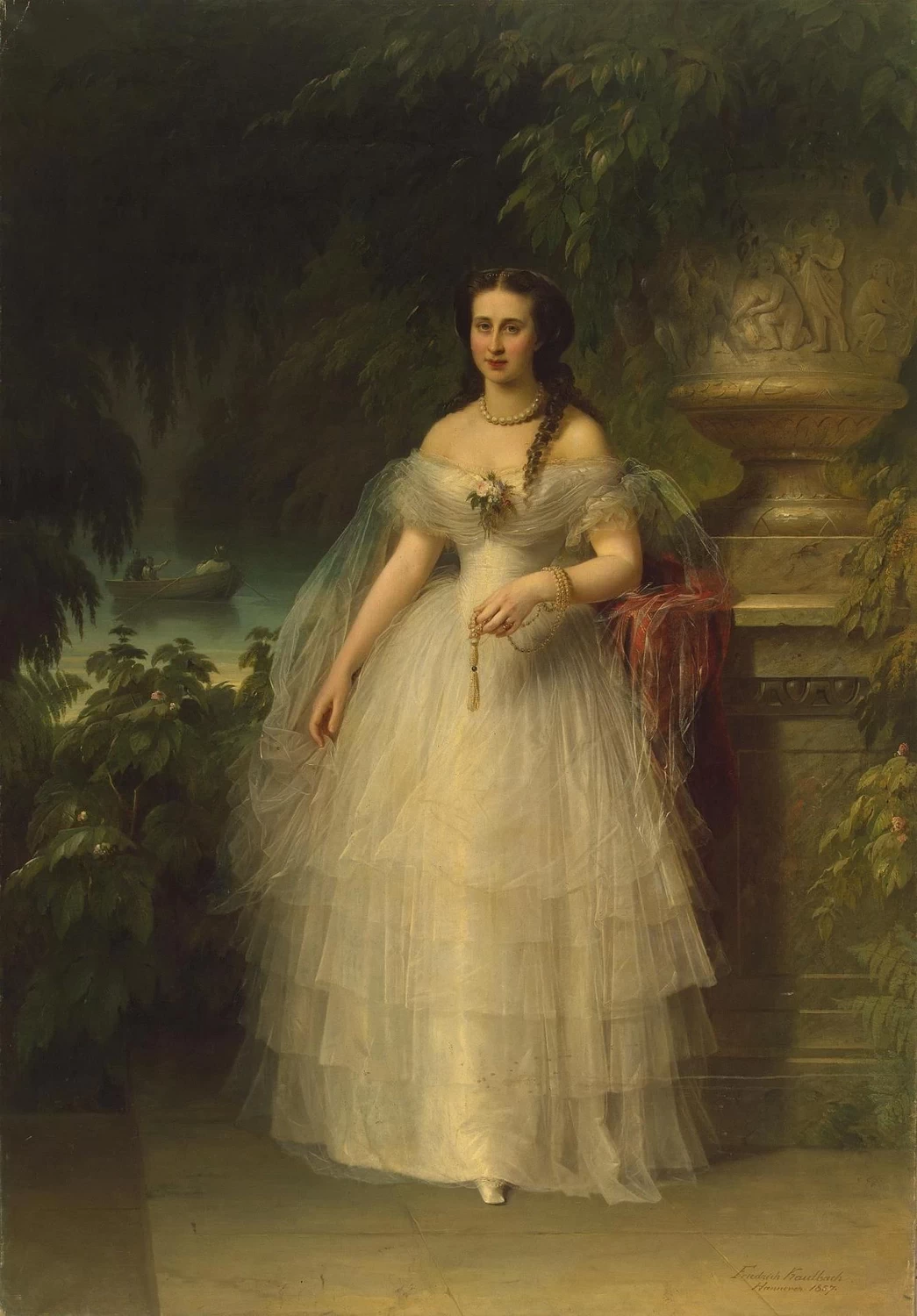 Ritratto della granduchessa Alexandra Iosifovna - Hermitage, San Pietroburgo